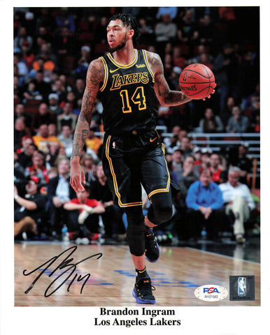 Brandon Ingram signed 8x10 photo PSA/DNA New Orleans Pelicans Autographed Lakers