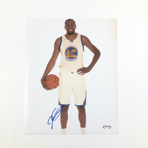 Kevin Durant signed 11x14 photo PSA/DNA Golden State Warriors Nets Autographed