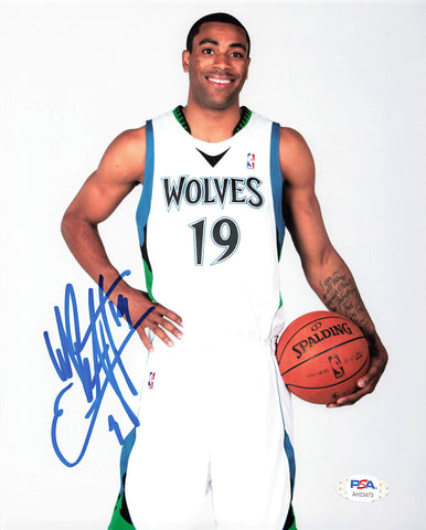 Wayne Ellington signed 8x10 photo PSA/DNA Minnesota Timberwolves Autographed