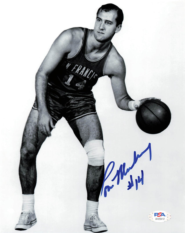 Tom Meschery signed 8x10 photo PSA/DNA San Francisco Warriors Autographed