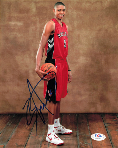 Bruno Caboclo signed 8x10 photo PSA/DNA Toronto Raptors Autographed