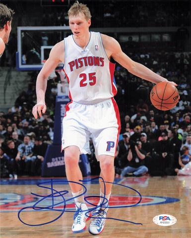 Kyle Singler signed 8x10 photo PSA/DNA Detroit Pistons Autographed