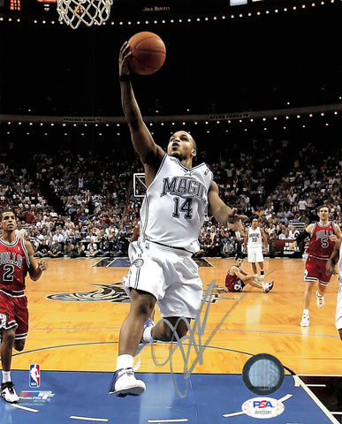 Jameer Nelson signed 8x10 photo PSA/DNA Orlando Magic Autographed