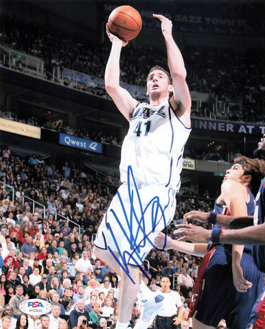 Kosta Koufos signed 8x10 photo PSA/DNA Utah Jazz Autographed