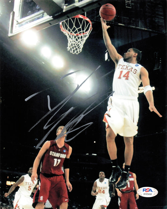 DJ Augustin Signed 8x10 Photo PSA/DNA Texas Longhorns Autographed