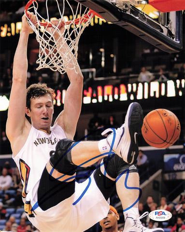 Omer Asik signed 8x10 photo PSA/DNA New Orleans Pelicans Autographed