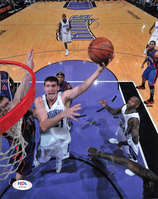 Spencer Hawes signed 8x10 photo PSA/DNA Sacramento Kings Autographed