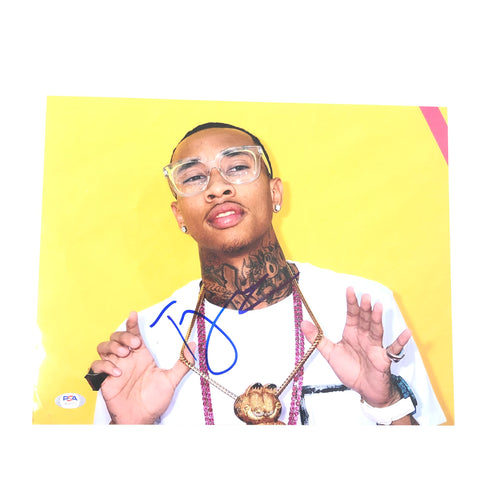 Tyga signed 11x14 photo PSA/DNA Autographed Rapper