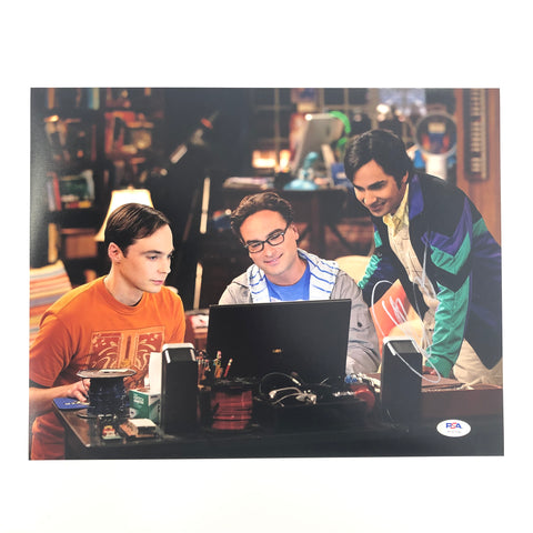 Kunal Nayyar signed 11x14 photo PSA/DNA Autographed Big Bang Theory