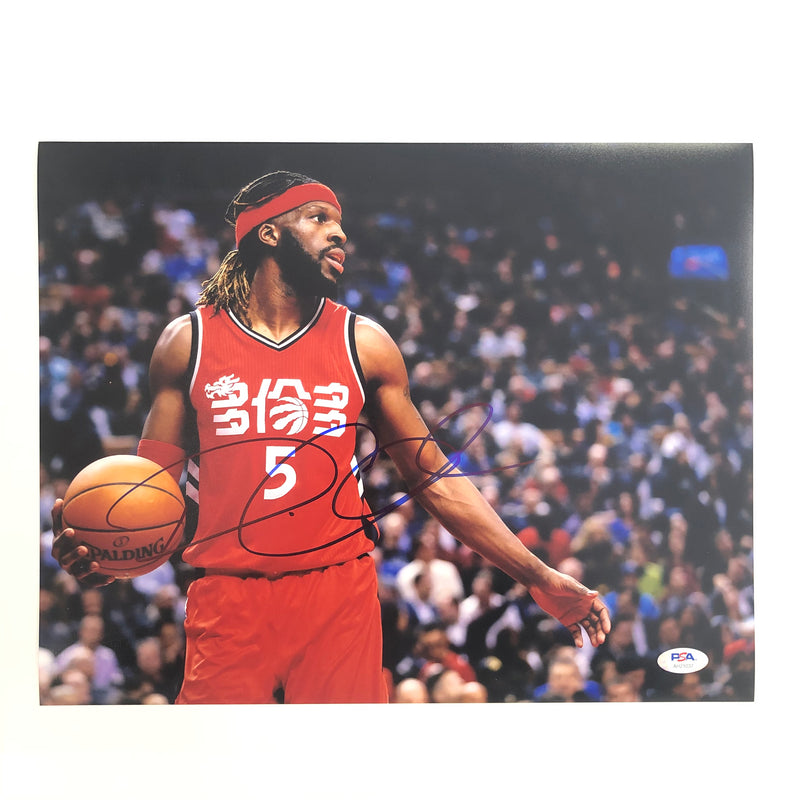 DeMarre Carroll signed 11x14 photo PSA/DNA Toronto Raptors Spurs Autographed