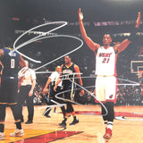 Hassan Whiteside signed 11x14 photo PSA/DNA Miami Heat Autographed Blazers