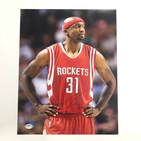 Jason Terry signed 11x14 photo PSA/DNA Houston Rockets Autographed
