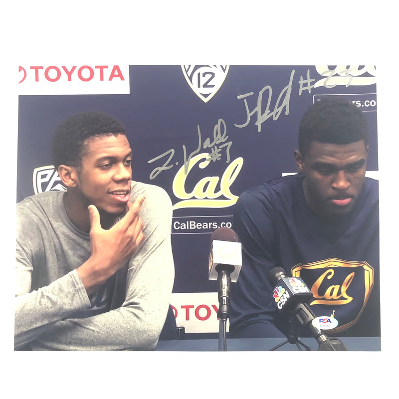 Tyrone Wallace Jabari Bird signed 11x14 photo PSA/DNA California Bears Autographed Cal