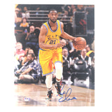 Ian Clark signed 11x14 photo PSA/DNA Golden State Warriors Autographed