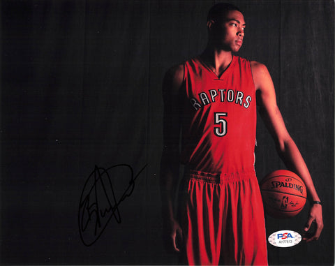 Bruno Caboclo signed 8x10 photo PSA/DNA Toronto Raptors Autographed