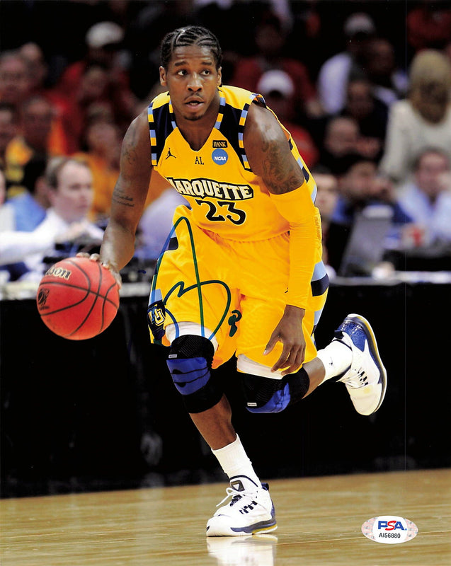 Jodie Meeks signed 8x10 photo PSA/DNA Marquette Golden Eagles Autographed