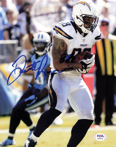 DANTE ROSARIO Signed 8x10 photo PSA/DNA San Diego Chargers Autographed
