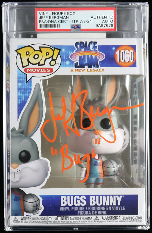 Jeff Bergman Signed Funko Pop #1060 PSA/DNA Auto Spacejam Bugs Bunny "Bugs" Encapsulated