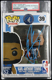 Karl-Anthony Towns Signed Funko Pop #39 PSA/DNA Encapsulated Timberwolves Auto