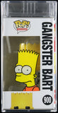 Tone Rodriguez Signed Funko Pop #900 PSA/DNA Encapsulated The Simpsons Gangster Bart Auto 10