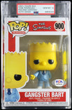 Tone Rodriguez Signed Funko Pop #900 PSA/DNA Encapsulated The Simpsons Gangster Bart Auto 10