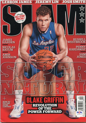 Blake Griffin Signed Slam Magazine PSA/DNA Los Angeles Clippers Autographed