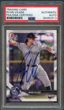 2018 Bowman #BP92 Ryan Vilade Signed Card PSA Slabbed Auto Rockies