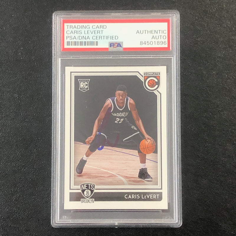 2016 Panini Complete #214 Caris Levert Signed Card AUTO PSA Slabbed Nets RC