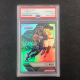 2016-17 Panini Prizm Silver #190 C.J. Miles Signed Card PSA Slabbed Pacers