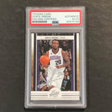 2009-10 Panini Season Update #150 Donte Greene Signed Card AUTO PSA/DNA Slabbed Kings