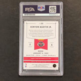2020-21 Panini Chronicles #125 Kenyon Martin Jr. Signed Card AUTO 10 PSA Slabbed RC Rockets