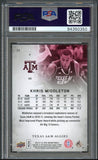 2012-13 Upper Deck SP Authentic #35 Khris Middleton Signed Card AUTO PSA/DNA Slabbed Texas A&M