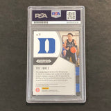 2020-21 Panini Prizm Draft Picks #77 Tre Jones Signed Card AUTO 10 PSA/DNA Slabbed RC Duke