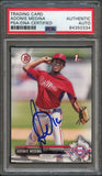 2017 Bowman #BP104 ADONIS MEDINA Signed Card PSA Slabbed Auto Phillies