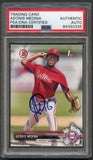 2017 Bowman #BP104 ADONIS MEDINA Signed Card PSA Slabbed Auto Phillies