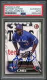 2016 Bowman Draft #BD170 Anthony Alford PSA/DNA Slabbed Autographed AUTO Blue Jays