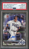 2017 BOWMAN DRAFT 1ST #BD-100 BRENDAN MCKAY Signed Card PSA Slabbed AUTO Grade 10 Rays