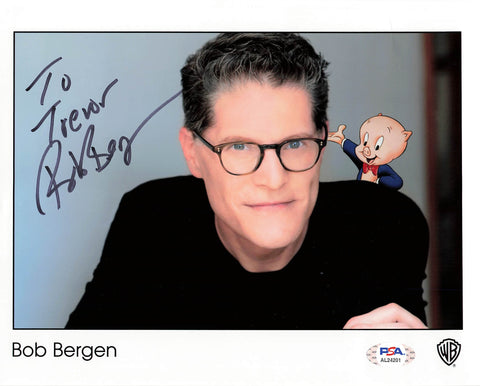 Bob Bergen signed 8x10 photo PSA/DNA Autographed