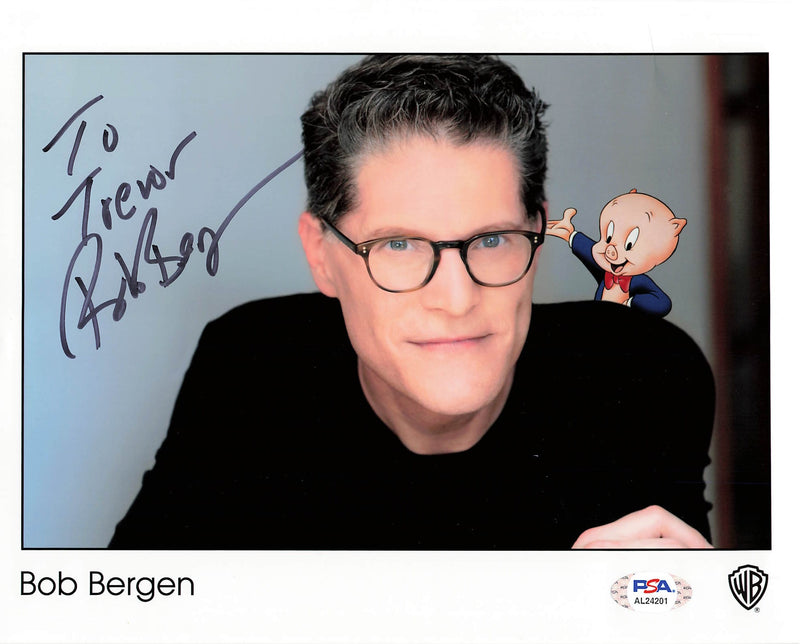 Bob Bergen signed 8x10 photo PSA/DNA Autographed