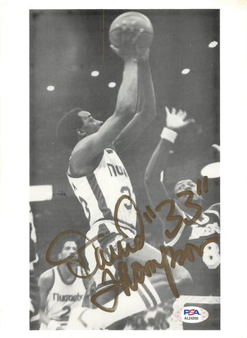David Thompson signed 8x10 photo PSA/DNA Denver Nuggets Autographed