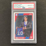 2016-17 NBA Hoops #299 Dario Saric Signed Card AUTO PSA Slabbed Philadelphia 76ers