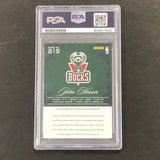 2012 Panini Prestiege #215 John Henson Signed Card AUTO PSA Slabbed Milwaukee Bucks