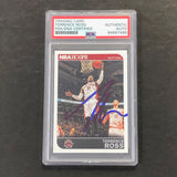 2014-15 NBA Hoops #258 Terrence Ross Signed Card AUTO PSA Slabbed Toronto Raptors