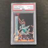 1996 Topps Shining Moments #14 Terrell Brandon Signed Card AUTO PSA/DNA Slabbed Cavaliers