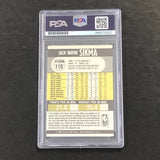 1990 Fleer'90 #110 Jack Sikma Signed Card AUTO PSA/DNA Slabbed Bucks