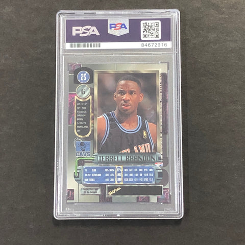 1997 Skybox #55 Terrell Brandon Signed Card AUTO PSA/DNA Slabbed Cavaliers