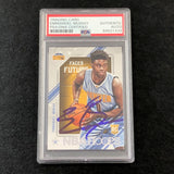 2015-16 NBA Hoops Faces of the Future #9 Emmanuel Mudiay Signed Rookie Card AUTO PSA Slabbed RC Nuggets