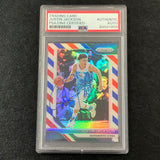 2018-19 Panini Prizm Red White & Blue #191 JUSTIN JACKSON Signed Card AUTO PSA Slabbed Kings