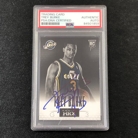 2013-14 Panini HRX #23 Trey Burke Signed Card AUTO PSA Slabbed RC Jazz