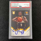 2013-14 Panini Prestige #183 Solomon Hill Signed Card AUTO PSA Slabbed RC Pacers